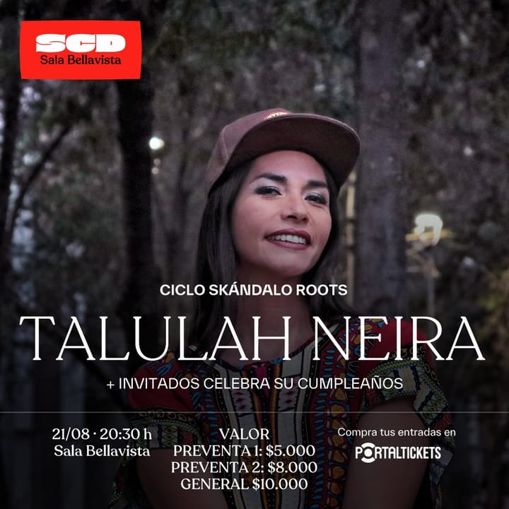 Talulah Neira vuelve a Sala SCD Bellavista el día de su cumpleaños
